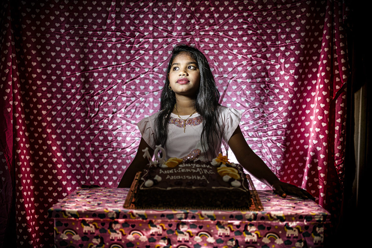 Anoushka, 10 ans, Sri Lanka.